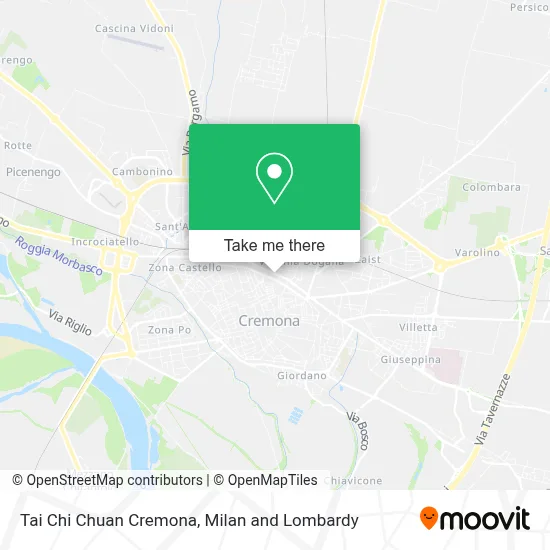 Tai Chi Chuan Cremona map