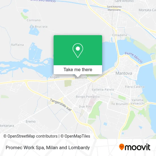 Promec Work Spa map