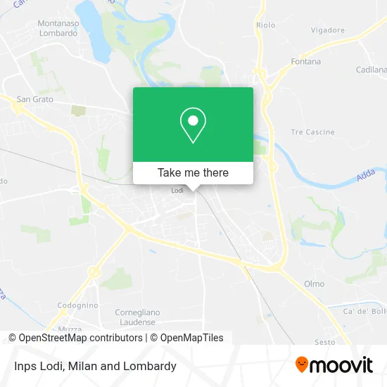 Inps Lodi map