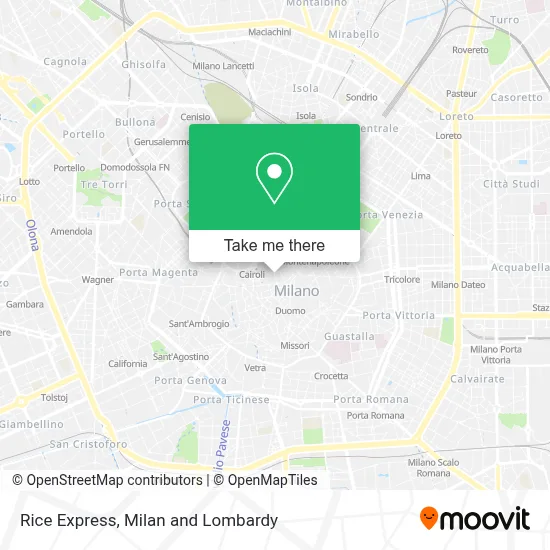 Rice Express map