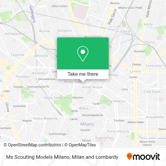 Ms Scouting Models Milano map