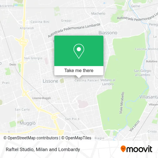 Raftel Studio map
