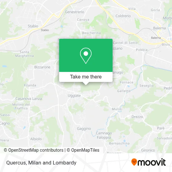 Quercus map
