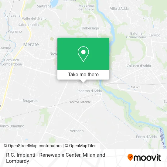 R.C. Impianti - Renewable Center map
