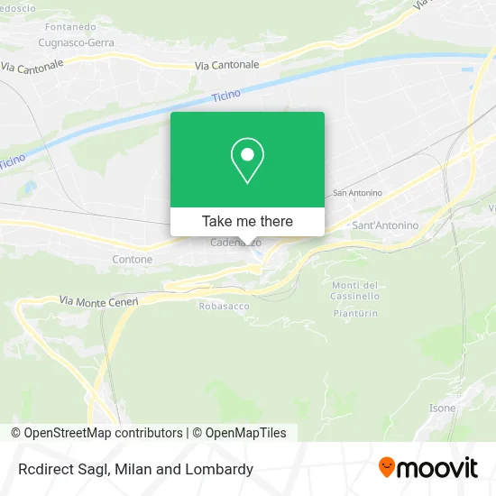 Rcdirect Sagl map