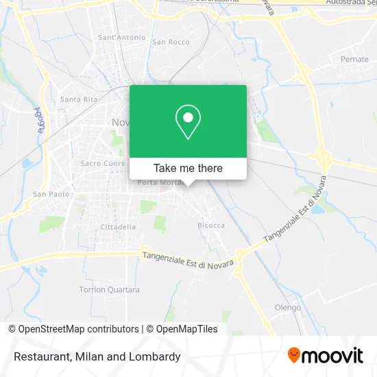 Restaurant map