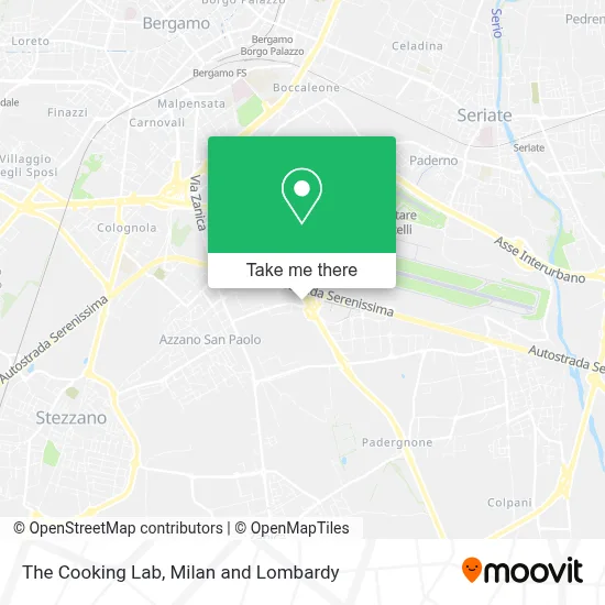 The Cooking Lab map