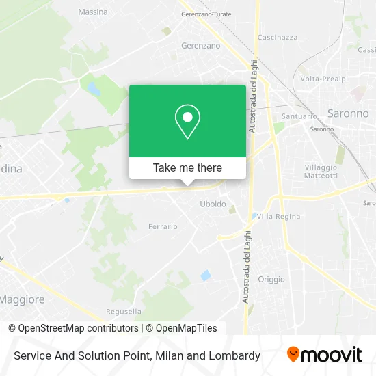 Service And Solution Point map