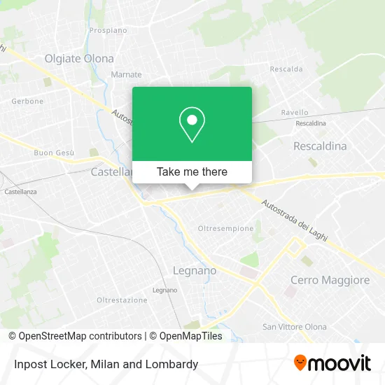 Inpost Locker map