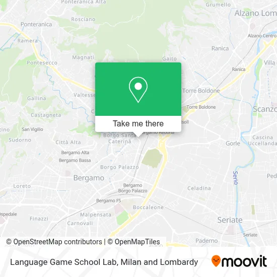 Language Game School Lab map