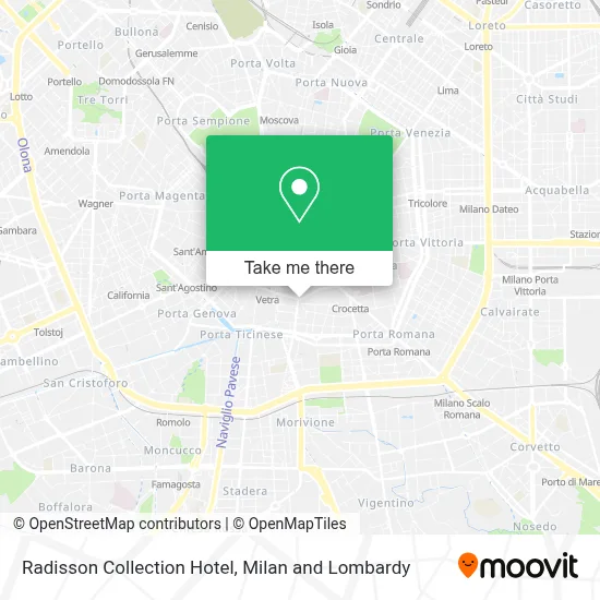 Radisson Collection Hotel map
