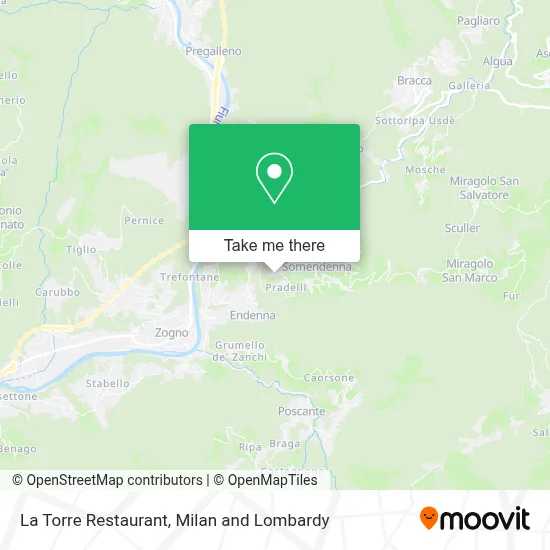 La Torre Restaurant map