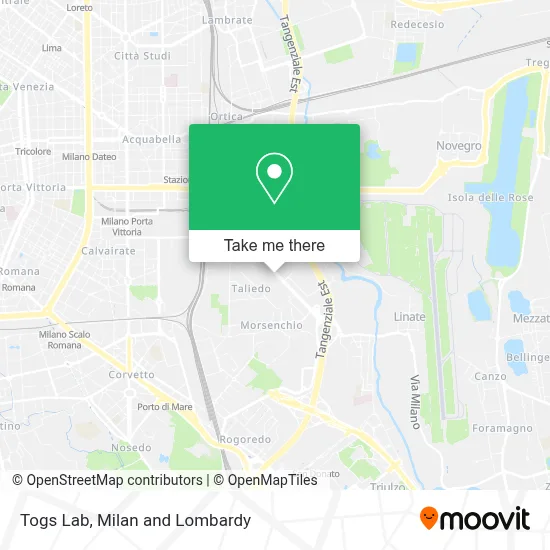 Togs Lab map