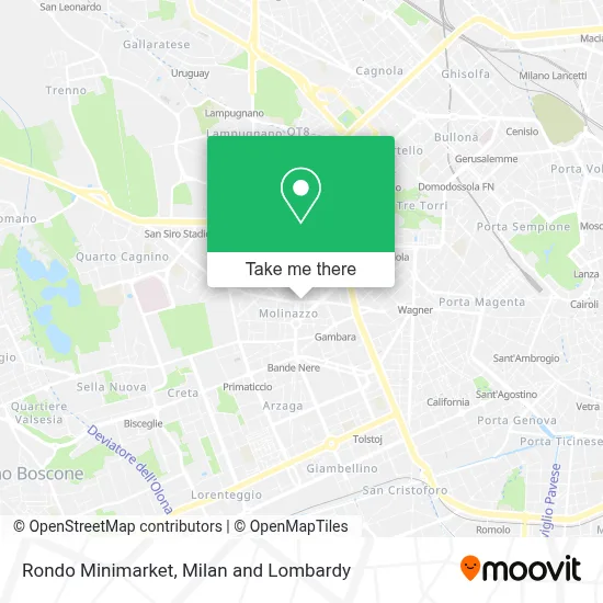 Rondo Minimarket map
