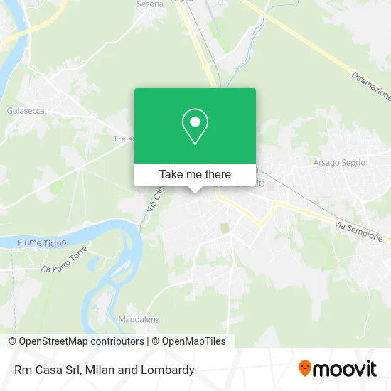 Rm Casa Srl map