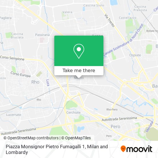 Piazza Monsignor Pietro Fumagalli 1 map
