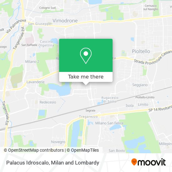 Palacus Idroscalo map