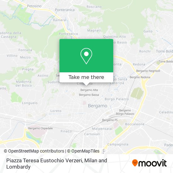 Piazza Teresa Eustochio Verzeri map