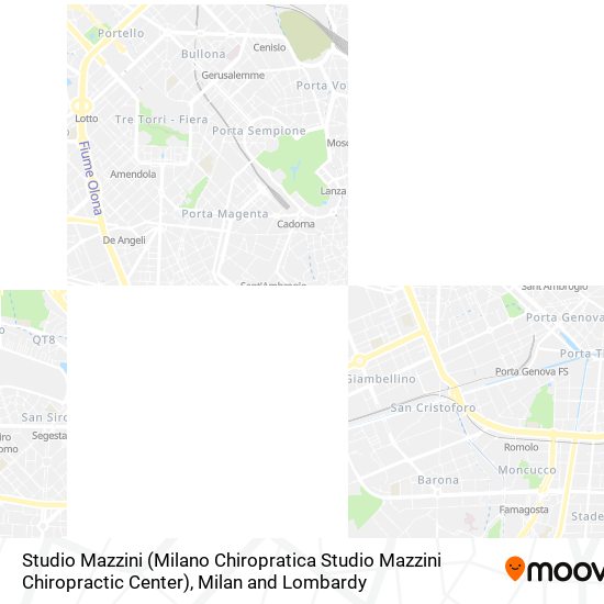 Studio Mazzini (Milano Chiropratica Studio Mazzini Chiropractic Center) map
