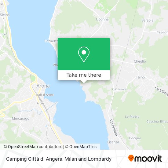 Camping Città di Angera map