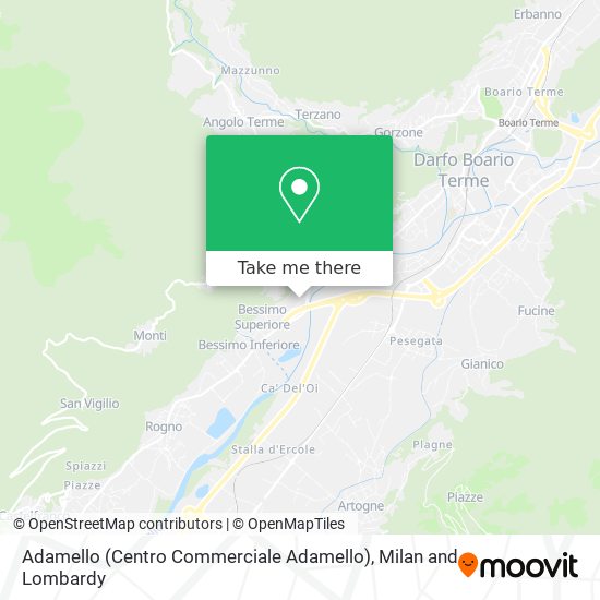 Adamello (Centro Commerciale Adamello) map