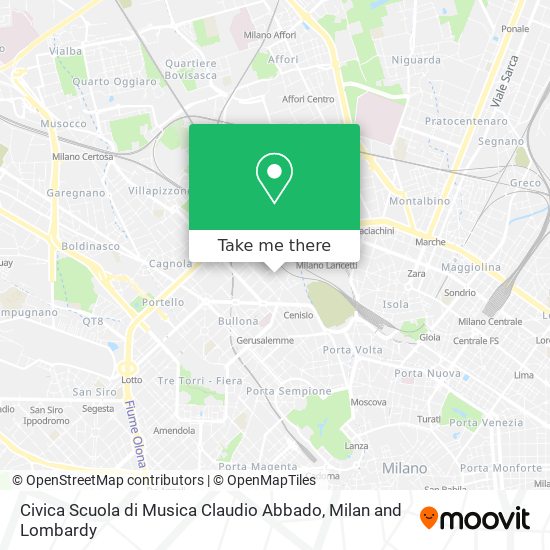Civica Scuola di Musica Claudio Abbado map