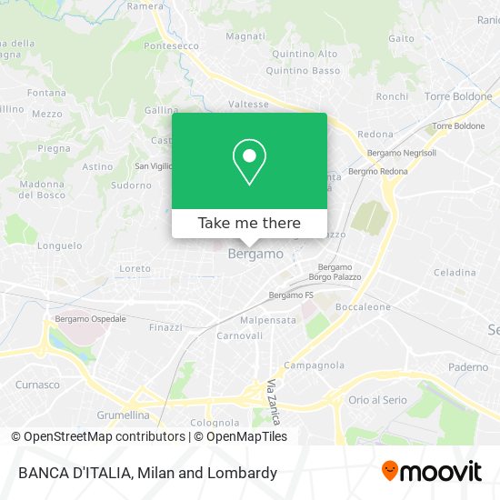 BANCA D'ITALIA map