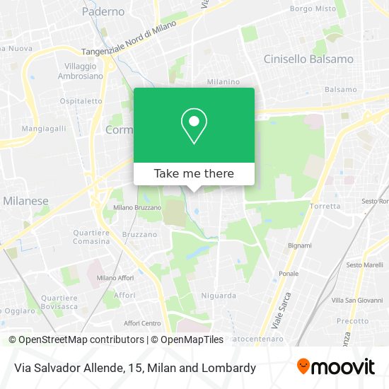 Via Salvador Allende, 15 map