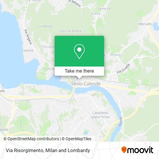 Via Risorgimento map