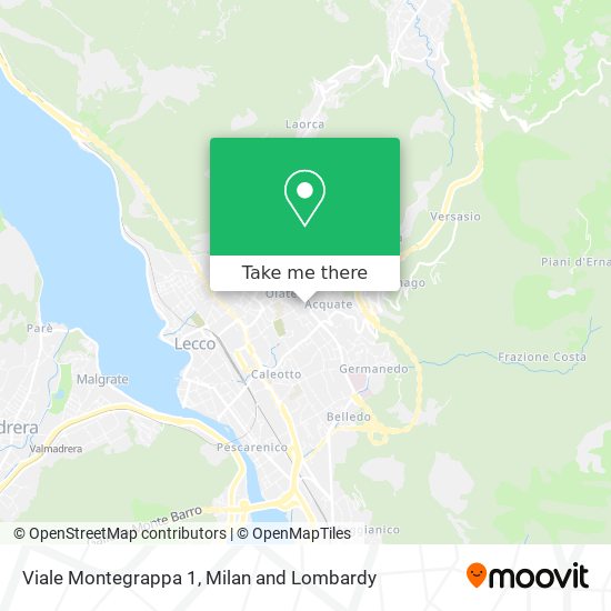 Viale Montegrappa 1 map