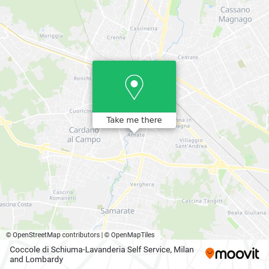 Coccole di Schiuma-Lavanderia Self Service map