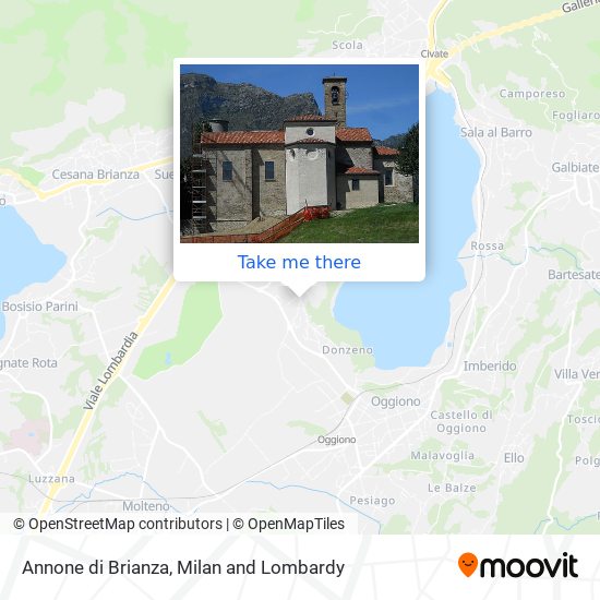 Annone di Brianza map