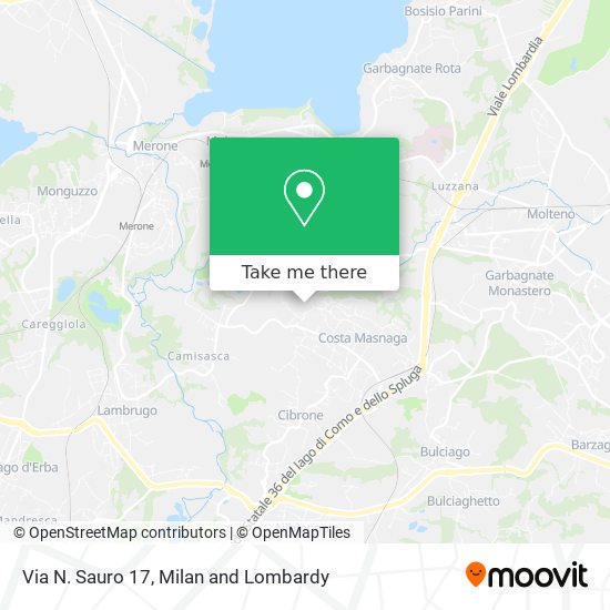 Via N. Sauro 17 map