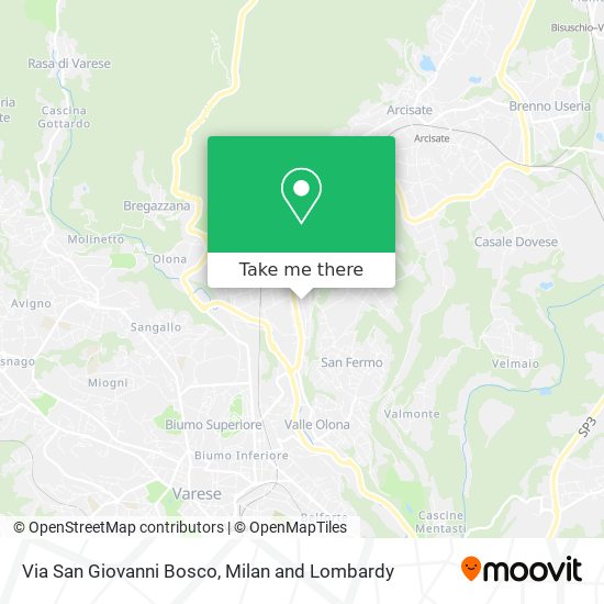 Via San Giovanni Bosco map