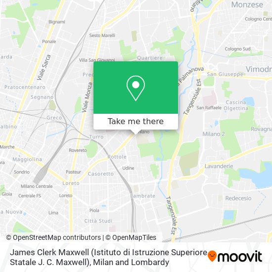 James Clerk Maxwell (Istituto di Istruzione Superiore Statale J. C. Maxwell) map