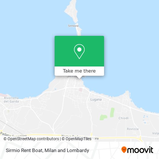 Sirmio Rent Boat map
