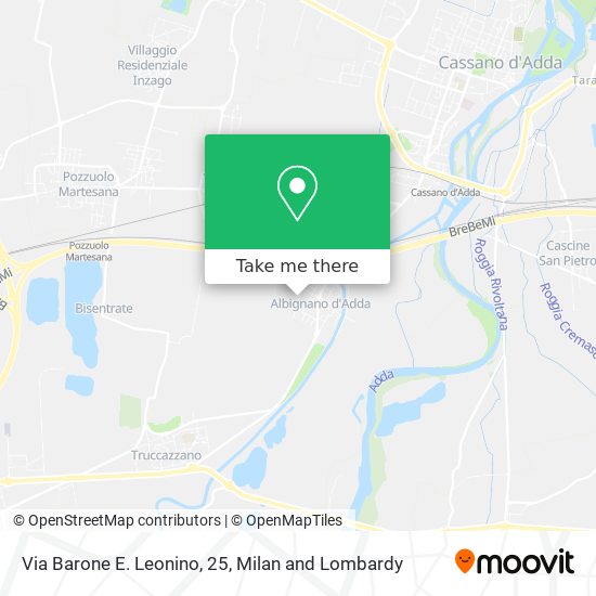 Via Barone E. Leonino, 25 map