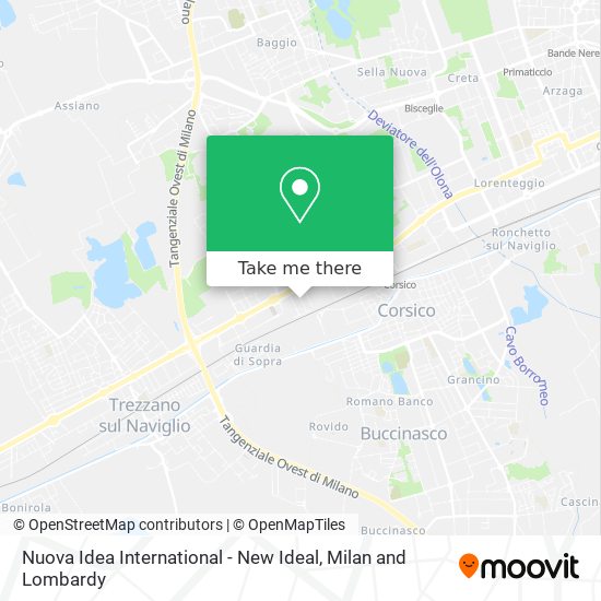 Nuova Idea International - New Ideal map