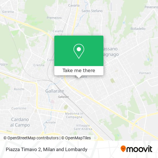 Piazza Timavo 2 map