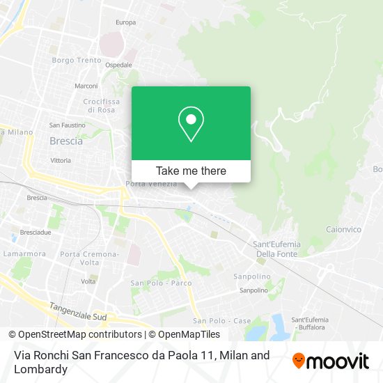 Via Ronchi San Francesco da Paola 11 map