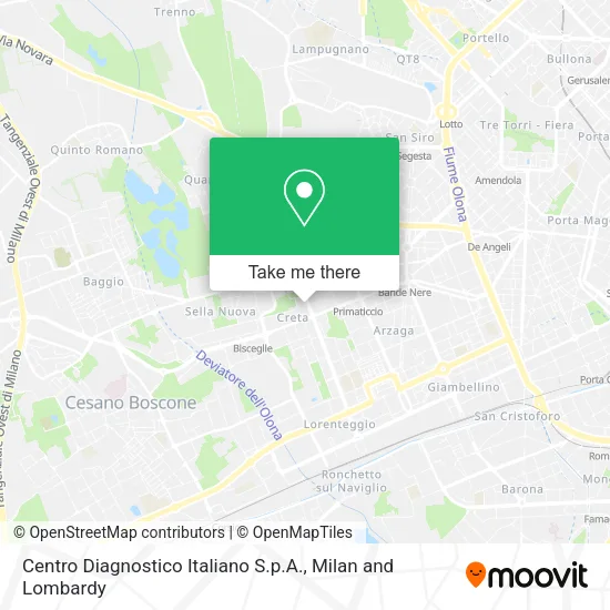 Centro Diagnostico Italiano S.p.A. map