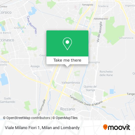 Viale Milano Fiori 1 map