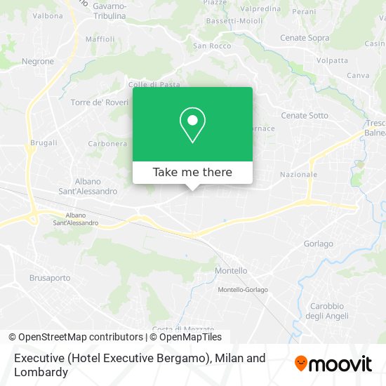 Executive (Hotel Executive Bergamo) map