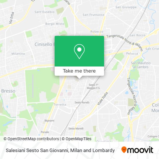 Salesiani Sesto San Giovanni map