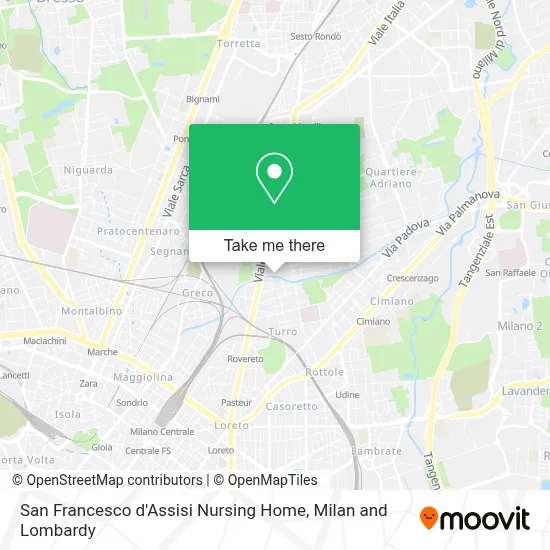 San Francesco d'Assisi Nursing Home map