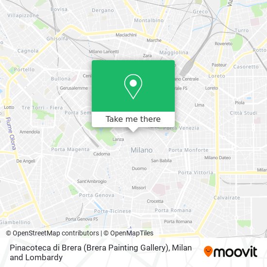 Pinacoteca di Brera (Brera Painting Gallery) map