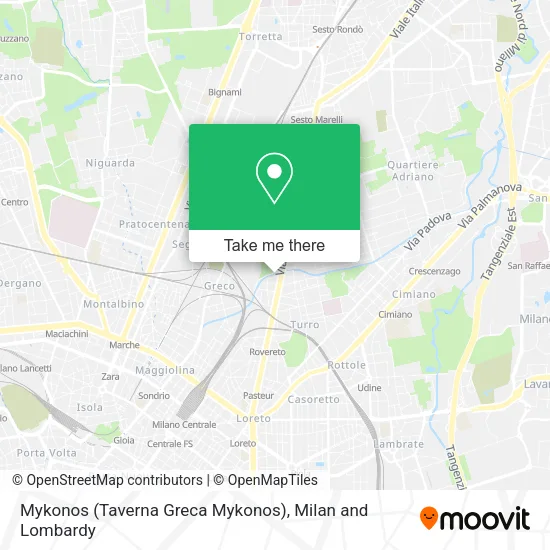 Mykonos (Taverna Greca Mykonos) map