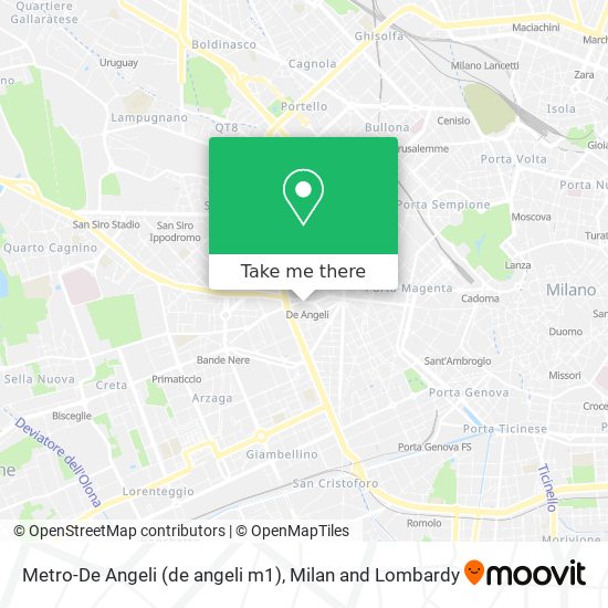 Metro-De Angeli (de angeli m1) map