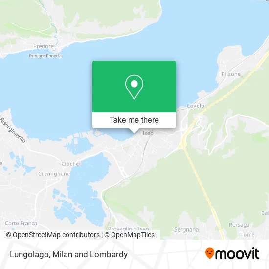 Lungolago map