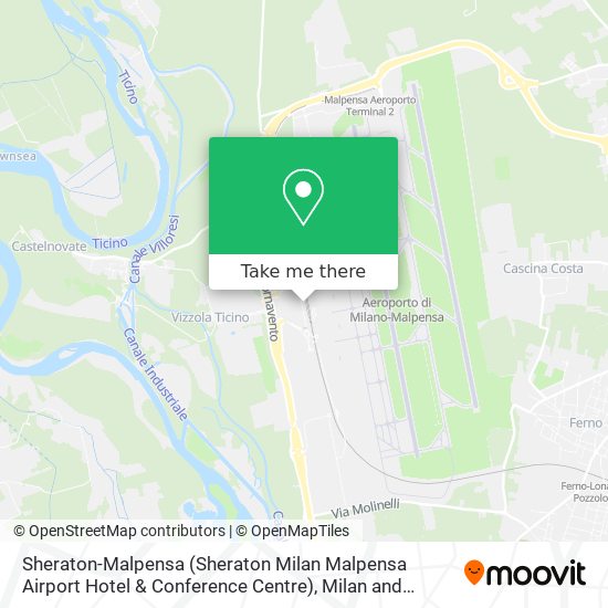 Sheraton-Malpensa (Sheraton Milan Malpensa Airport Hotel & Conference Centre) map
